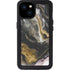 Gold Blush Marble Ink iPhone 15 Plus Waterproof Case